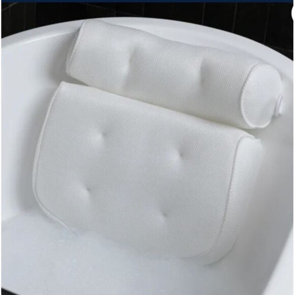 Hi Peach Layne Comfort Cloud Bath Pillow, White NEW!! - Picture 1 of 8